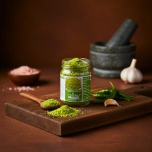🌶🧄 Pahadi Organic Green Chilli & Garlic Salt